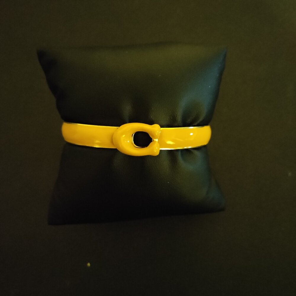 Coach Enamel Bangle/Caramel